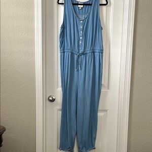 Chambray jumpsuit